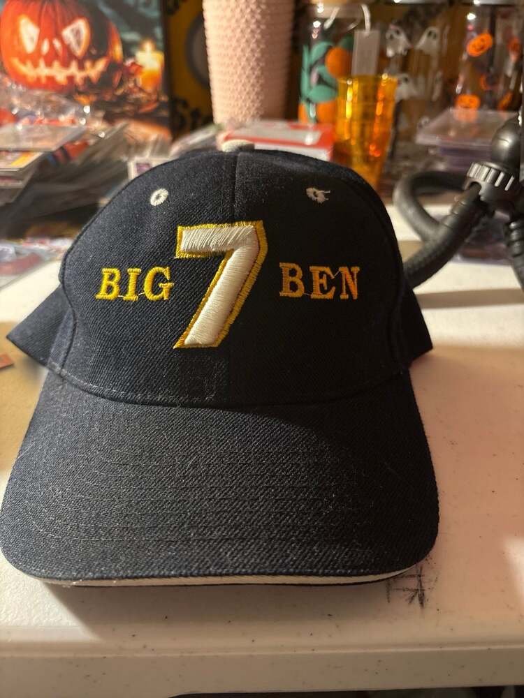 Big 7 Ben Steelers Hat Adjustable
